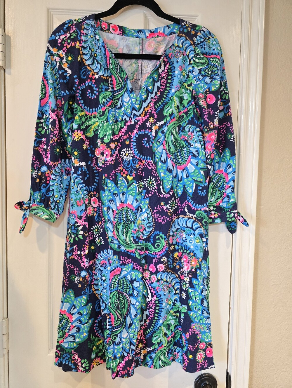 LILLY PULITZER Size XS 100% Cotton Dress Take Me To The Sea